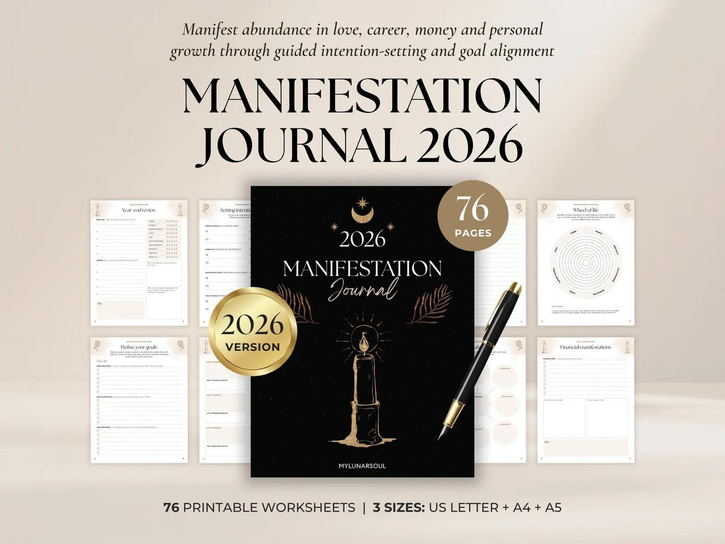 Manifestation Planner A - Empower Planners