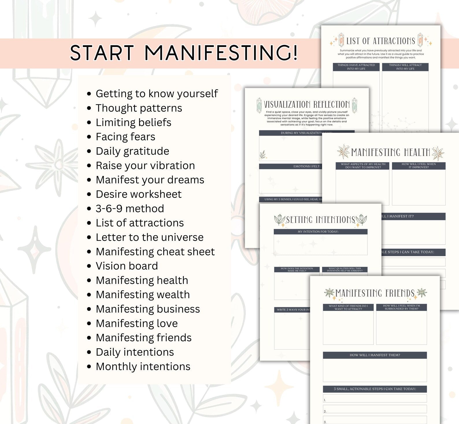 Manifestation Planner B - Empower Planners
