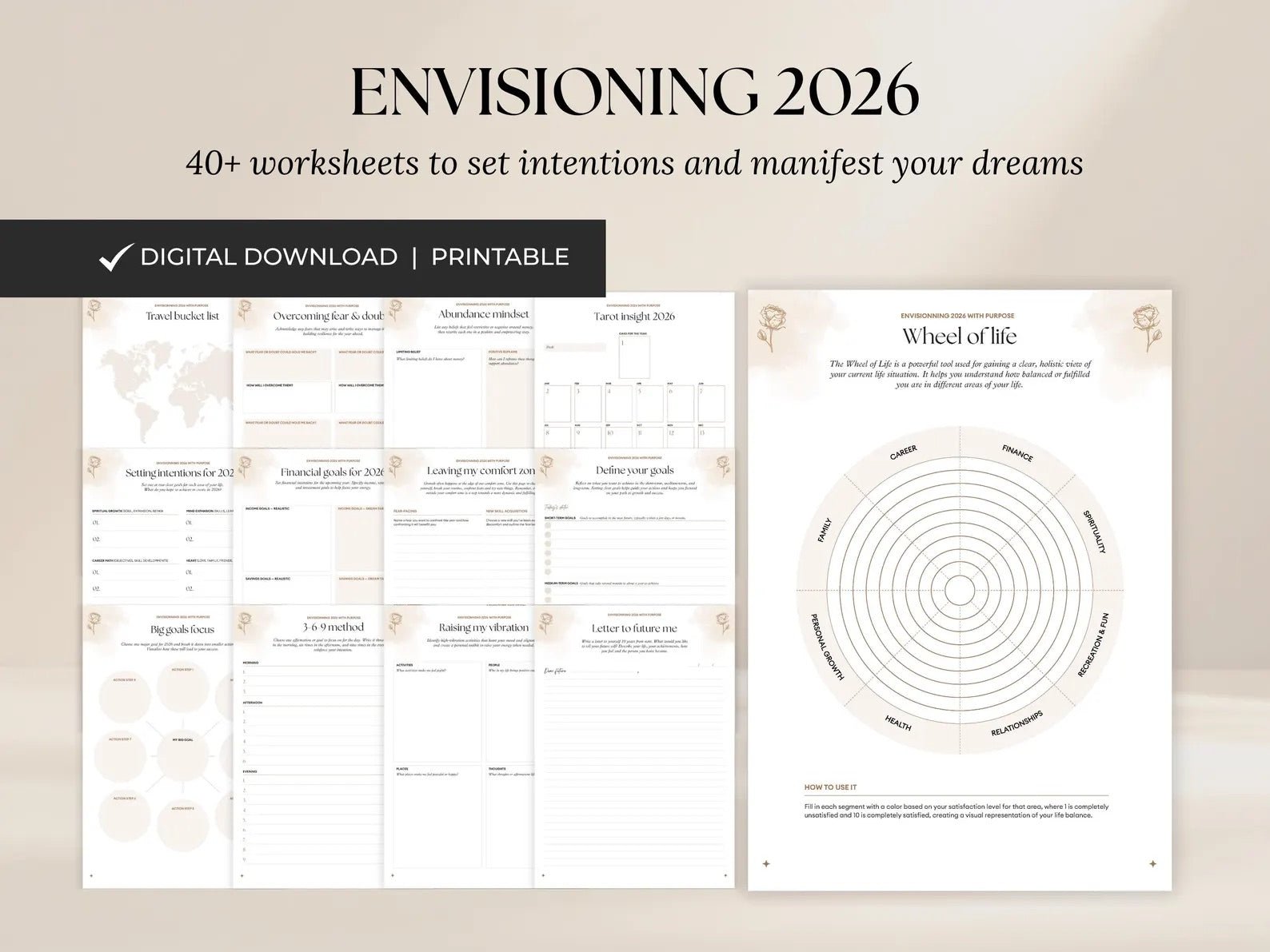 Ultimate Manifestation & Vision Board Bundle - Empower Planners
