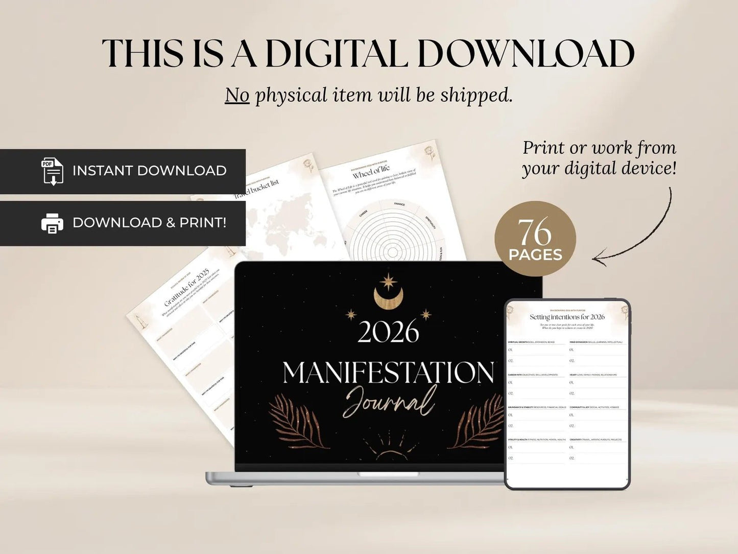 Ultimate Manifestation & Vision Board Bundle - Empower Planners